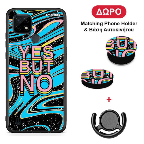 Yes But No - Realme C21 θήκη + Δώρο Phone Holder & Βάση Αυτοκινήτου