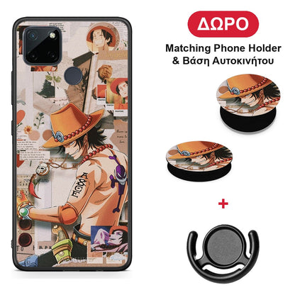 Anime Collage - Realme C21Y / C25Y / 7i (Global) θήκη + Δώρο Phone Holder & Βάση Αυτοκινήτου