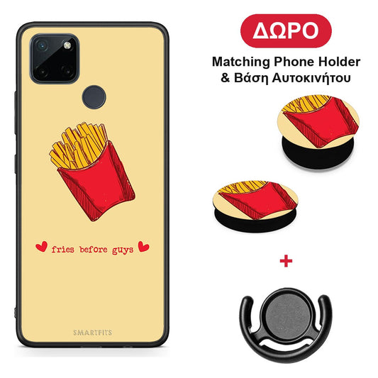 Fries Before Guys - Realme C21Y / C25Y / 7i (Global) θήκη + Δώρο Phone Holder & Βάση Αυτοκινήτου