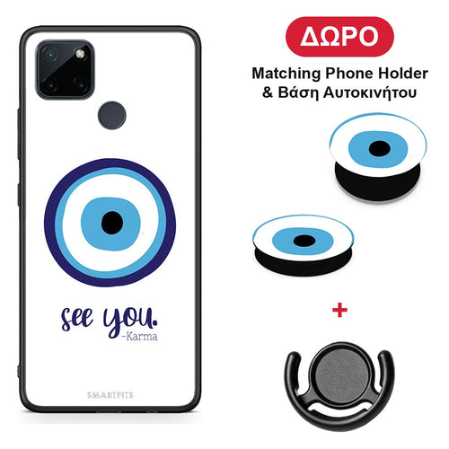 Karma Says - Realme C21Y / C25Y / 7i (Global) θήκη + Δώρο Phone Holder & Βάση Αυτοκινήτου