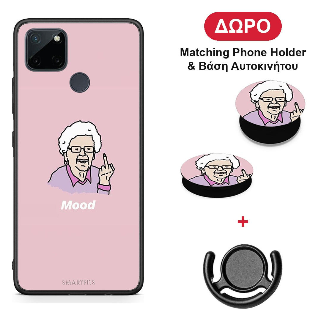 PopArt Mood - Realme C21Y / C25Y / 7i (Global) θήκη + Δώρο Phone Holder & Βάση Αυτοκινήτου