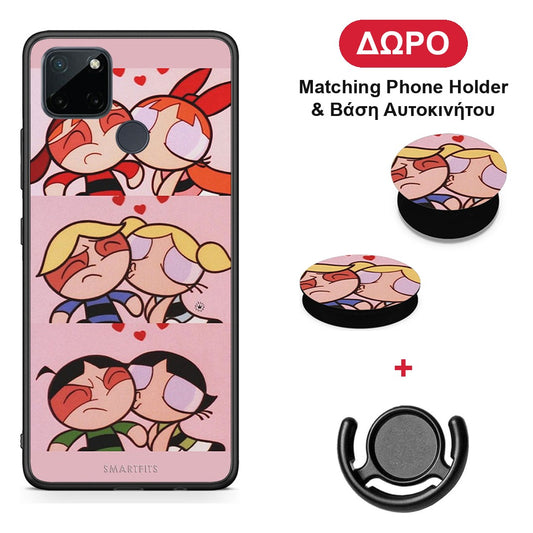 Puff Love - Realme C21Y / C25Y / 7i (Global) θήκη + Δώρο Phone Holder & Βάση Αυτοκινήτου