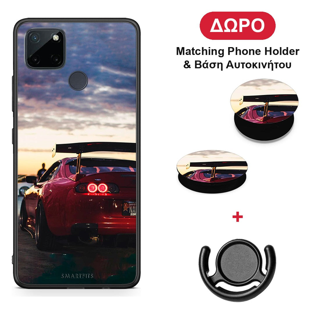 Racing Supra - Realme C21Y / C25Y / 7i (Global) θήκη + Δώρο Phone Holder & Βάση Αυτοκινήτου