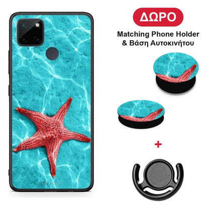 Red Starfish - Realme C21Y / C25Y / 7i (Global) θήκη + Δώρο Phone Holder & Βάση Αυτοκινήτου