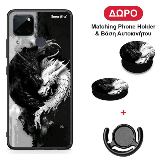Yin Yang - Realme C21Y / C25Y / 7i (Global) θήκη + Δώρο Phone Holder & Βάση Αυτοκινήτου