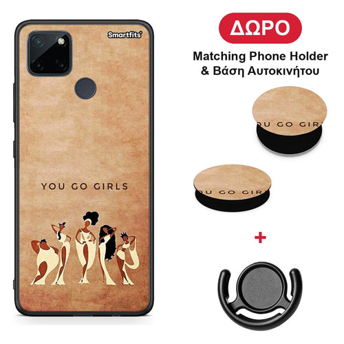 You Go Girl - Realme C21Y / C25Y / 7i (Global) θήκη + Δώρο Phone Holder & Βάση Αυτοκινήτου