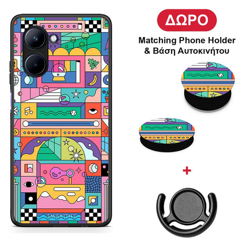 Bubbles Soap - Realme C33 θήκη + Δώρο Phone Holder & Βάση Αυτοκινήτου
