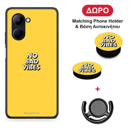 Text Vibes - Realme C33 θήκη + Δώρο Phone Holder & Βάση Αυτοκινήτου