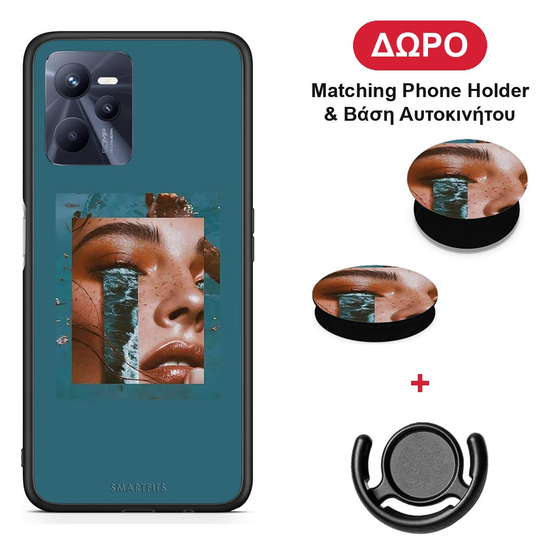 Cry An Ocean - Realme C35 / Narzo 50A Prime θήκη + Δώρο Phone Holder & Βάση Αυτοκινήτου