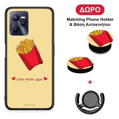 Fries Before Guys - Realme C35 / Narzo 50A Prime θήκη + Δώρο Phone Holder & Βάση Αυτοκινήτου