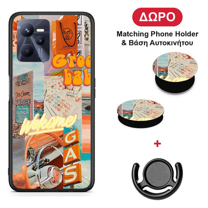 Groovy Babe - Realme C35 / Narzo 50A Prime θήκη + Δώρο Phone Holder & Βάση Αυτοκινήτου