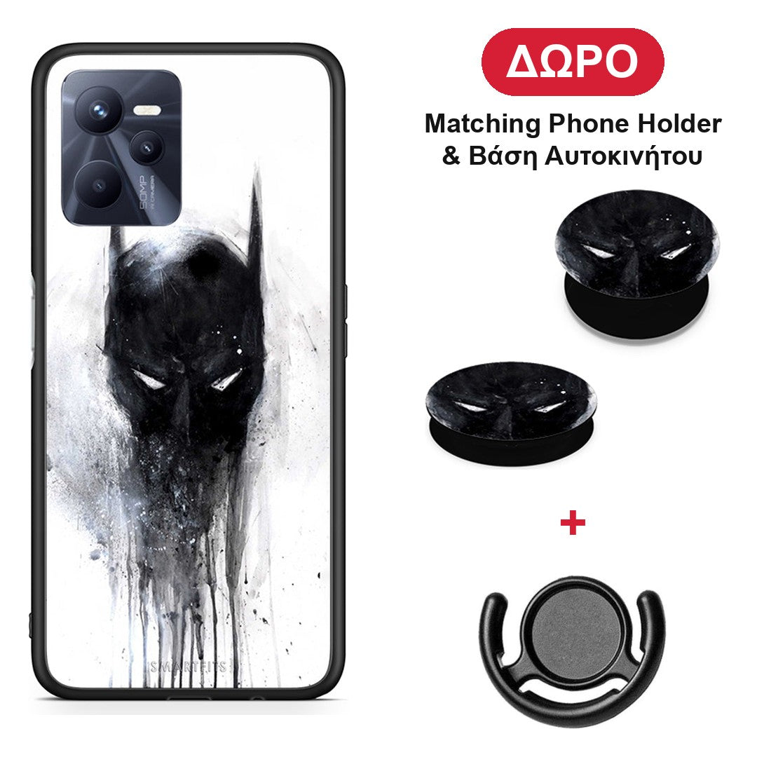 Hero Paint Bat - Realme C35 / Narzo 50A Prime θήκη + Δώρο Phone Holder & Βάση Αυτοκινήτου