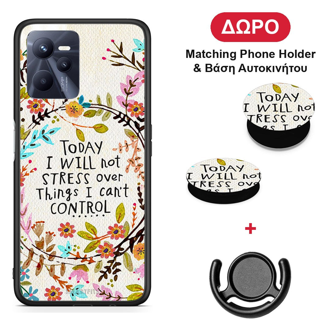 Stress Over - Realme C35 / Narzo 50A Prime θήκη + Δώρο Phone Holder & Βάση Αυτοκινήτου