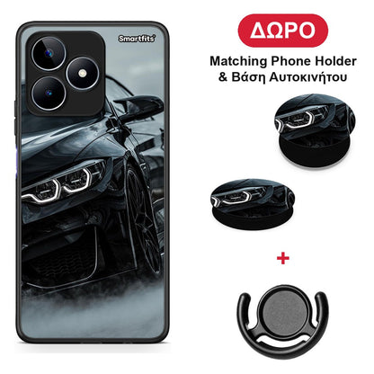 Black BMW - Realme C53 θήκη + Δώρο Phone Holder & Βάση Αυτοκινήτου