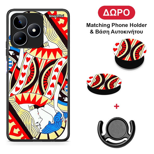 Card Love - Realme C53 θήκη + Δώρο Phone Holder & Βάση Αυτοκινήτου