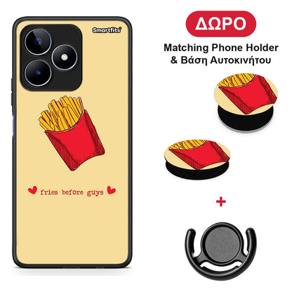 Fries Before Guys - Realme C53 θήκη + Δώρο Phone Holder & Βάση Αυτοκινήτου