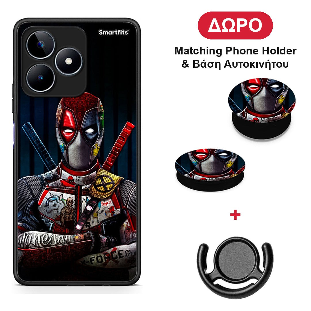Funny Guy - Realme C53 θήκη + Δώρο Phone Holder & Βάση Αυτοκινήτου