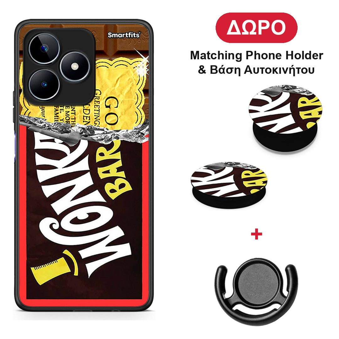 Golden Ticket - Realme C53 θήκη + Δώρο Phone Holder & Βάση Αυτοκινήτου