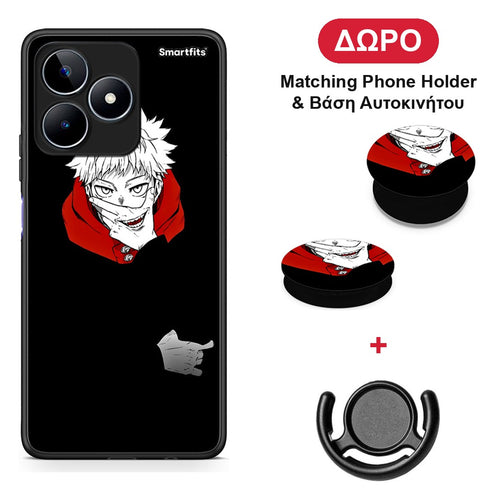 Itadori Anime - Realme C53 θήκη + Δώρο Phone Holder & Βάση Αυτοκινήτου