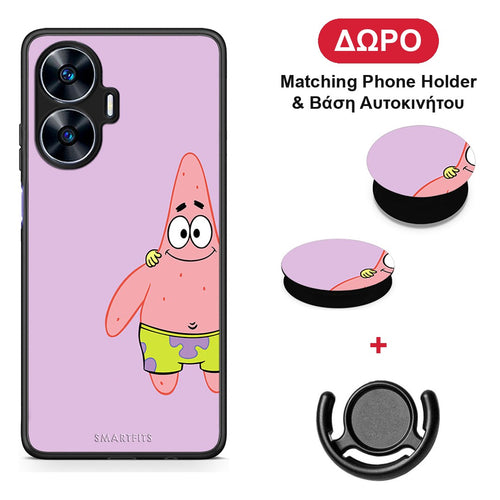 Friends Patrick - Realme C55 Dual θήκη + Δώρο Phone Holder & Βάση Αυτοκινήτου