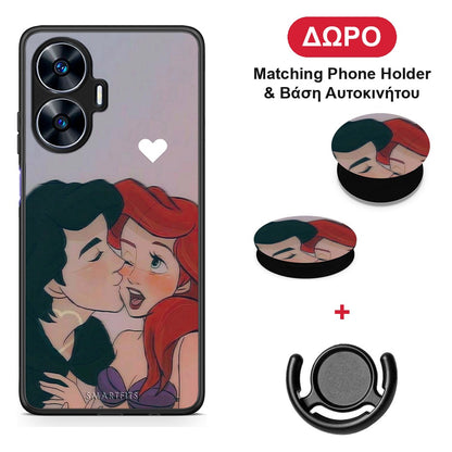 Mermaid Couple - Realme C55 Dual θήκη + Δώρο Phone Holder & Βάση Αυτοκινήτου