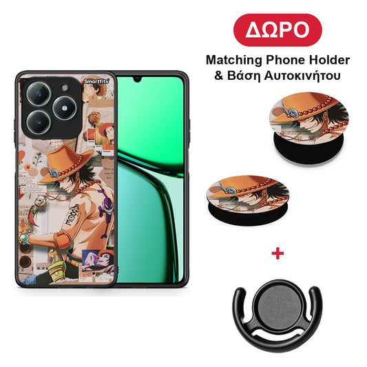 Anime Collage - Realme C63 4G θήκη + Δώρο Phone Holder & Βάση Αυτοκινήτου