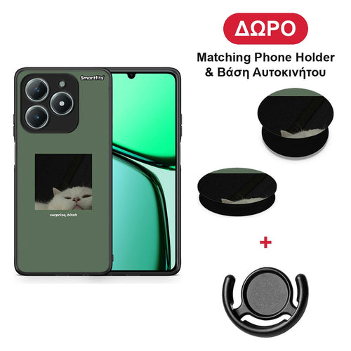 Bitch Surprise - Realme C63 4G θήκη + Δώρο Phone Holder & Βάση Αυτοκινήτου