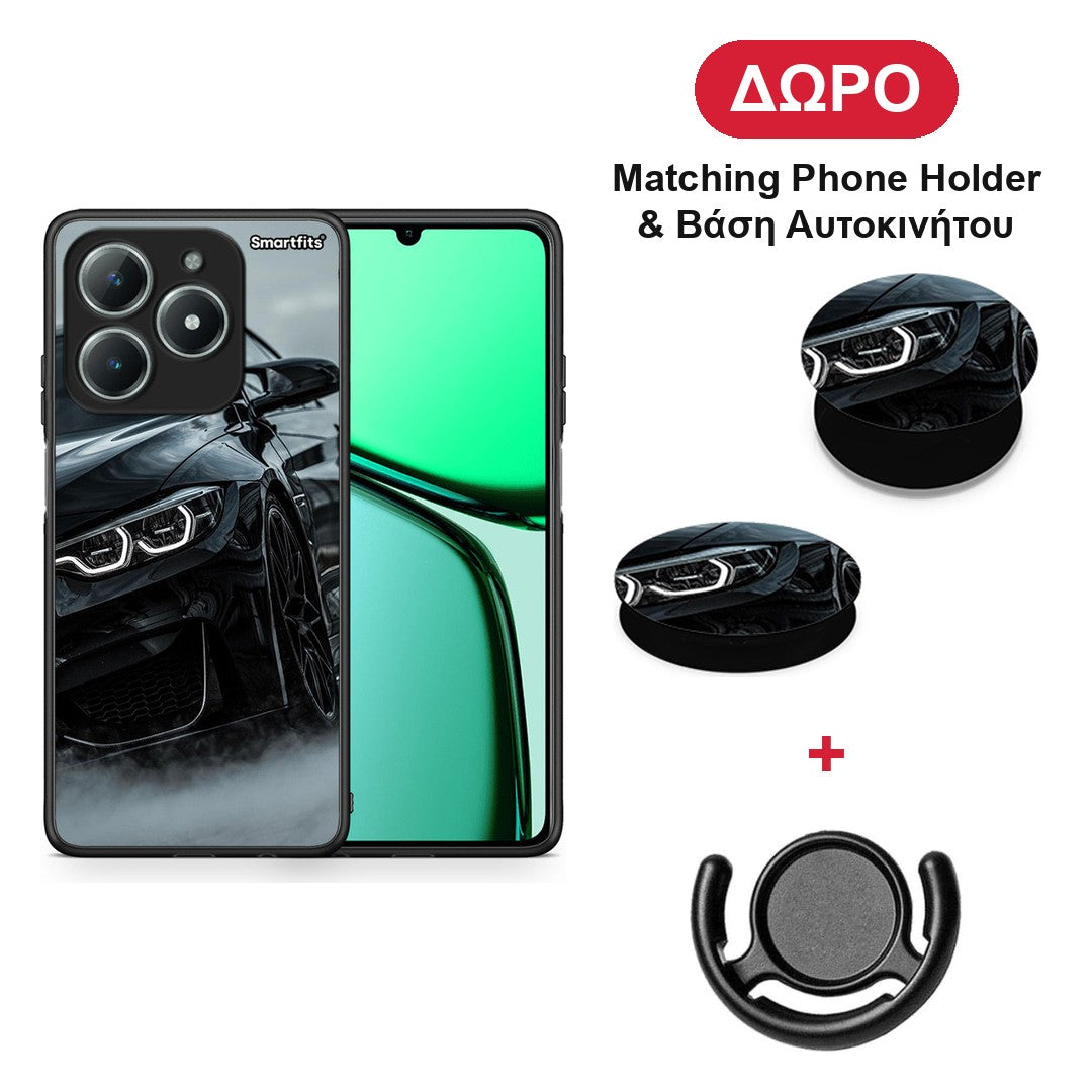 Black BMW - Realme C63 4G θήκη + Δώρο Phone Holder & Βάση Αυτοκινήτου