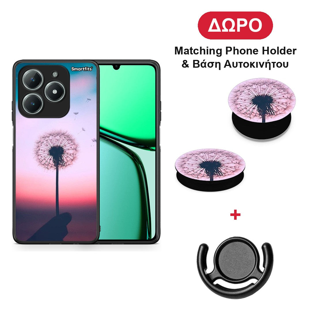 Boho Wish - Realme C63 4G θήκη + Δώρο Phone Holder & Βάση Αυτοκινήτου