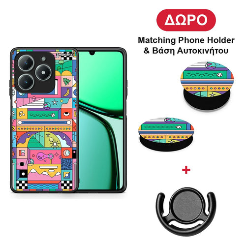 Bubbles Soap - Realme C63 4G θήκη + Δώρο Phone Holder & Βάση Αυτοκινήτου