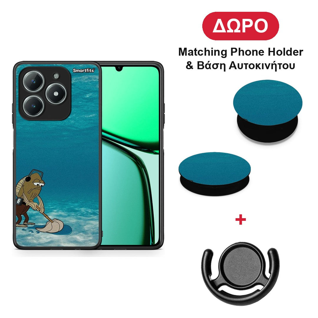 Clean The Ocean - Realme C63 4G θήκη + Δώρο Phone Holder & Βάση Αυτοκινήτου