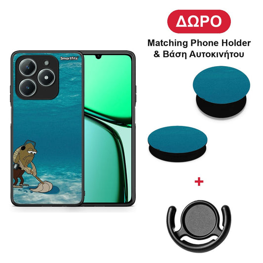 Clean The Ocean - Realme C63 4G θήκη + Δώρο Phone Holder & Βάση Αυτοκινήτου