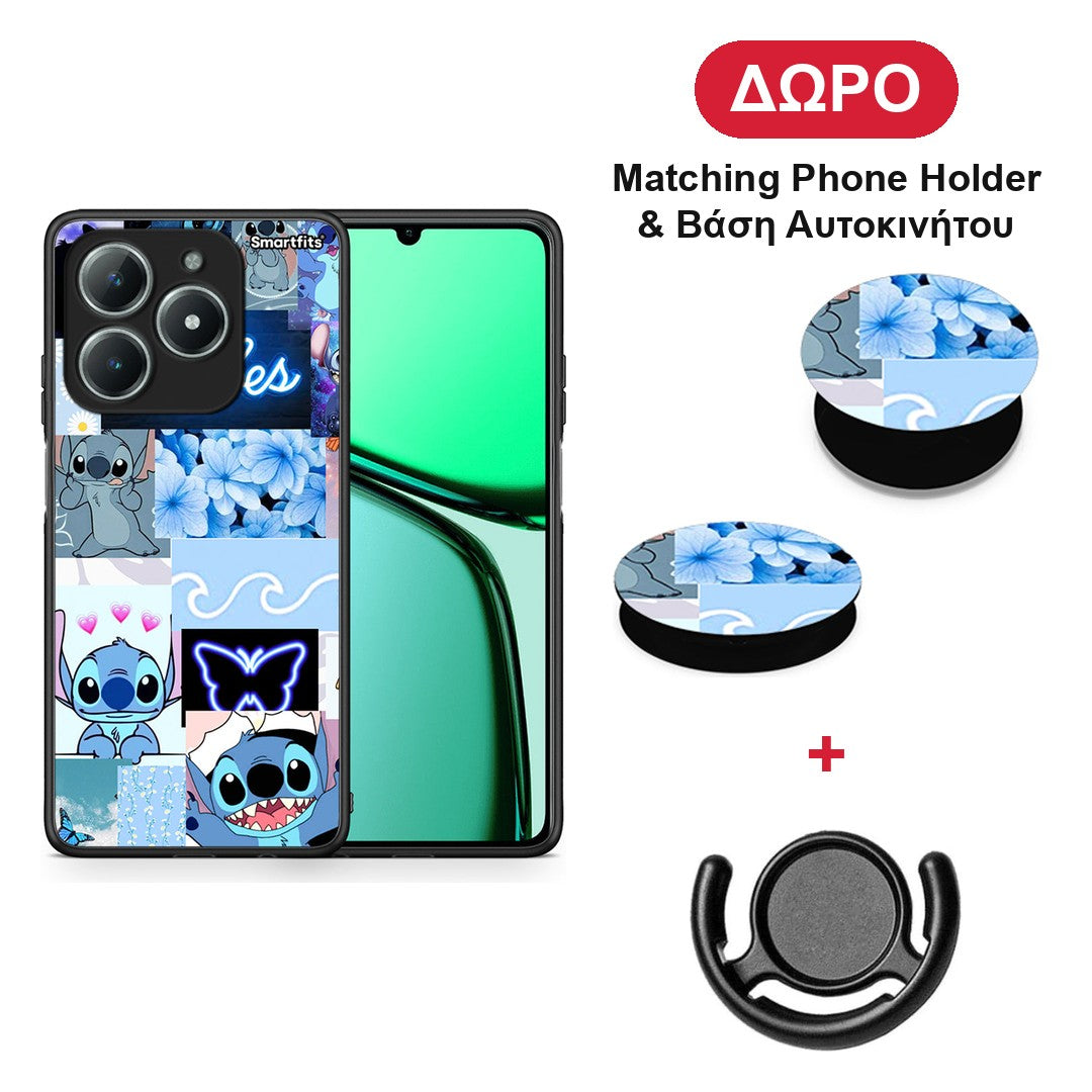 Collage Good Vibes - Realme C63 4G θήκη + Δώρο Phone Holder & Βάση Αυτοκινήτου