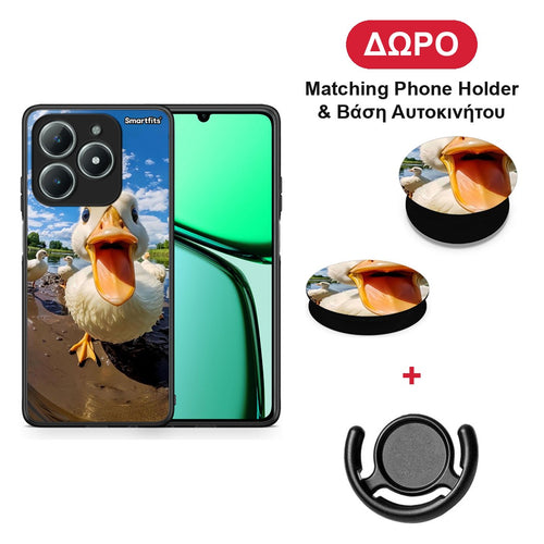Duck Face - Realme C63 4G θήκη + Δώρο Phone Holder & Βάση Αυτοκινήτου