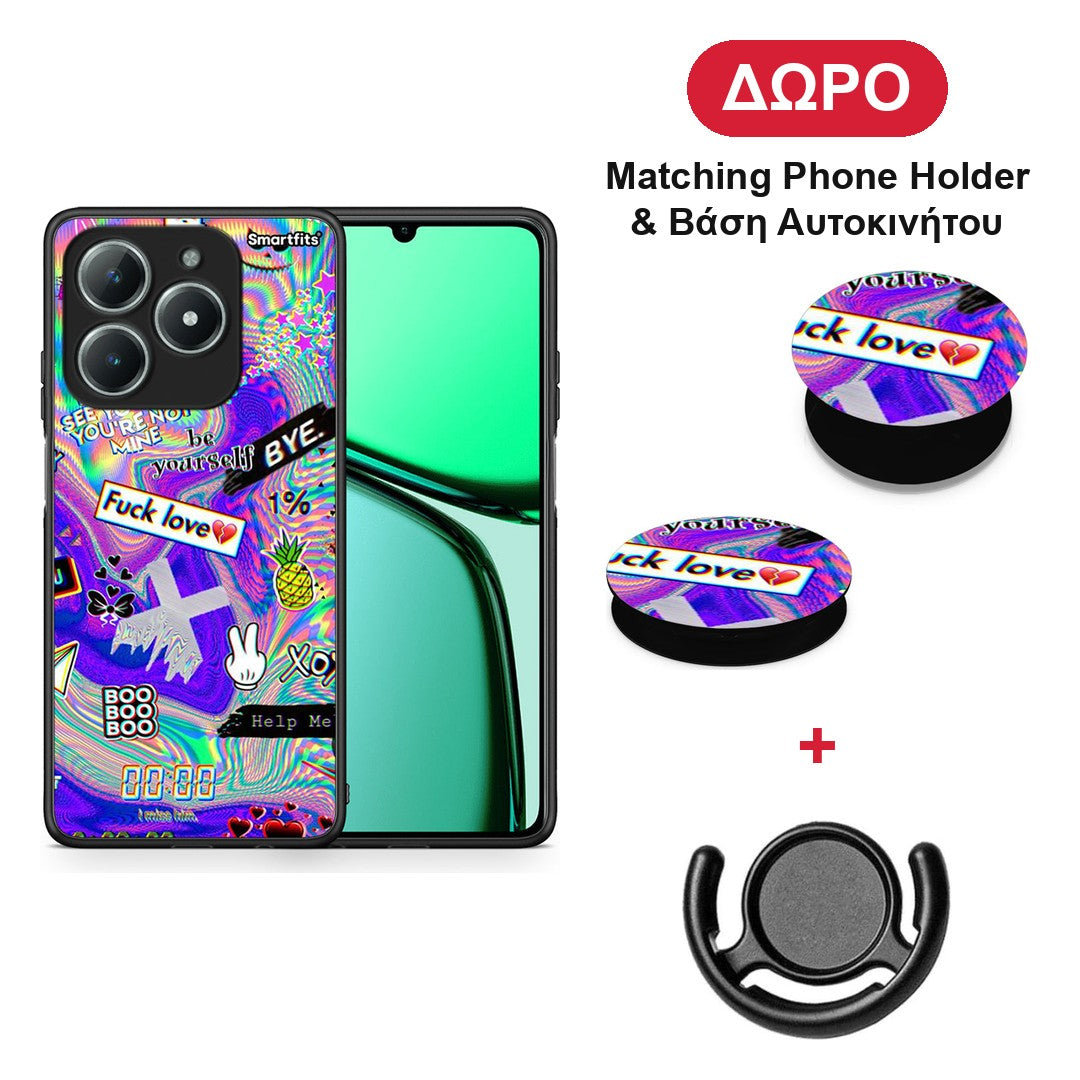 Game Over - Realme C63 4G θήκη + Δώρο Phone Holder & Βάση Αυτοκινήτου