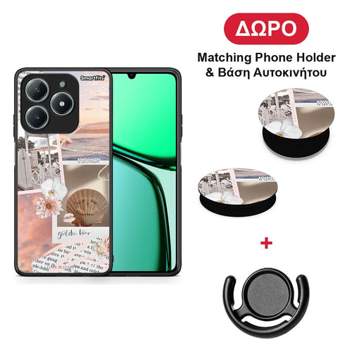 Golden Hour - Realme C63 4G θήκη + Δώρο Phone Holder & Βάση Αυτοκινήτου