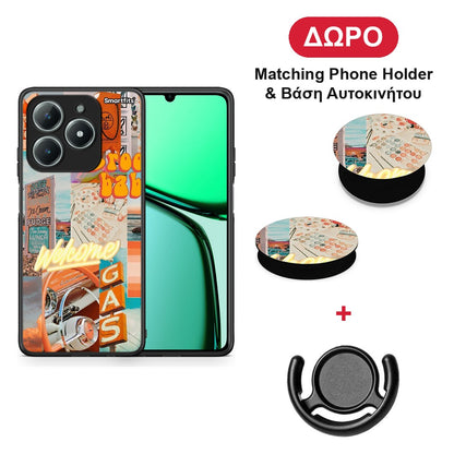 Groovy Babe - Realme C63 4G θήκη + Δώρο Phone Holder & Βάση Αυτοκινήτου