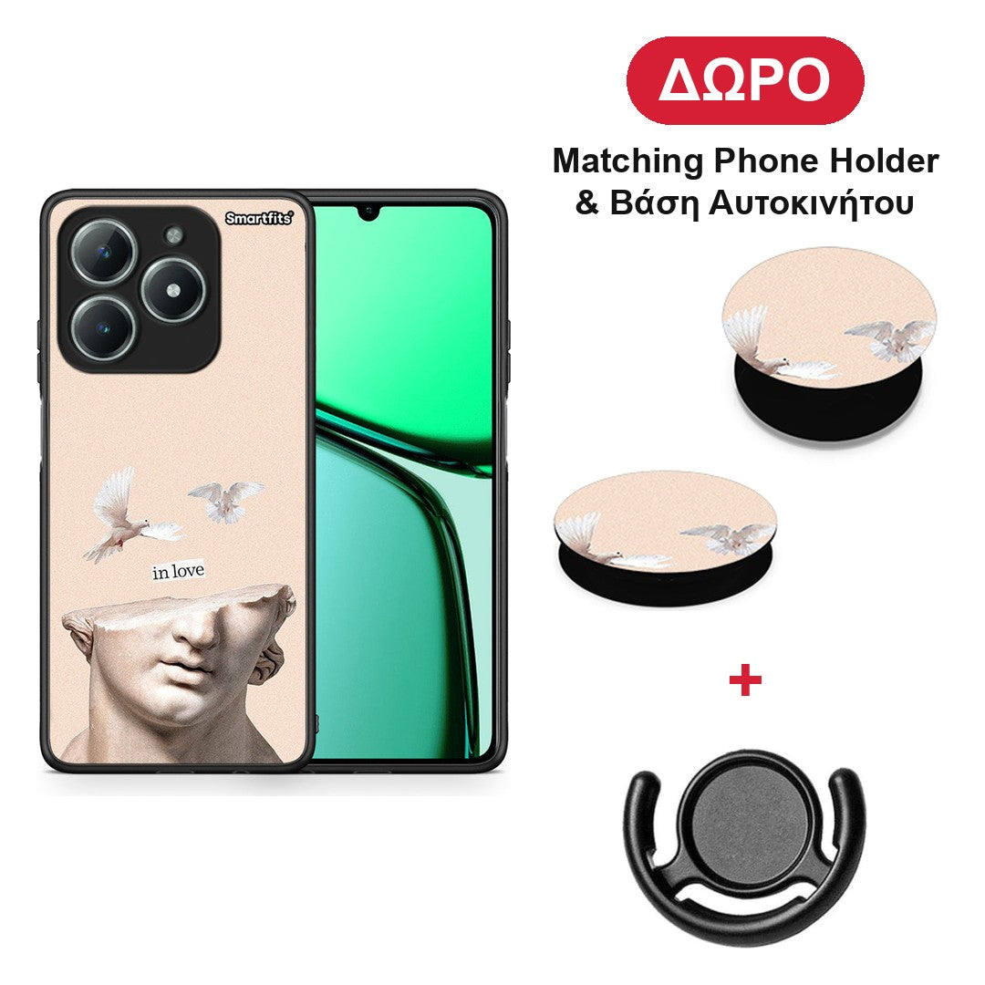 In Love - Realme C63 4G θήκη + Δώρο Phone Holder & Βάση Αυτοκινήτου