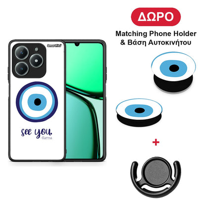Karma Says - Realme C63 4G θήκη + Δώρο Phone Holder & Βάση Αυτοκινήτου