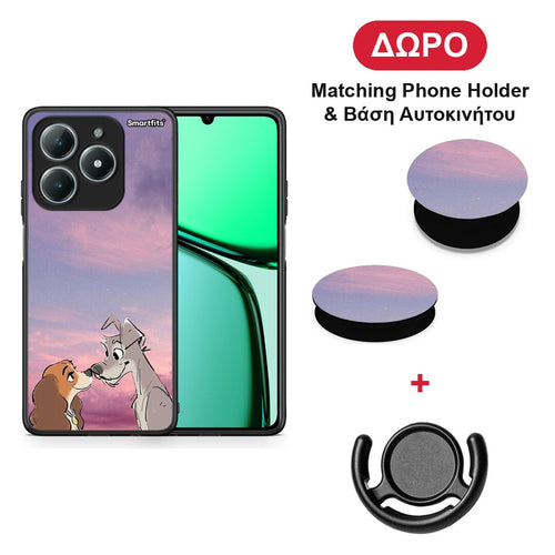 Lady And Tramp - Realme C63 4G θήκη + Δώρο Phone Holder & Βάση Αυτοκινήτου