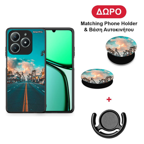 Landscape City - Realme C63 4G θήκη + Δώρο Phone Holder & Βάση Αυτοκινήτου