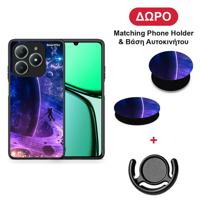 Lost Astronaut - Realme C63 4G θήκη + Δώρο Phone Holder & Βάση Αυτοκινήτου