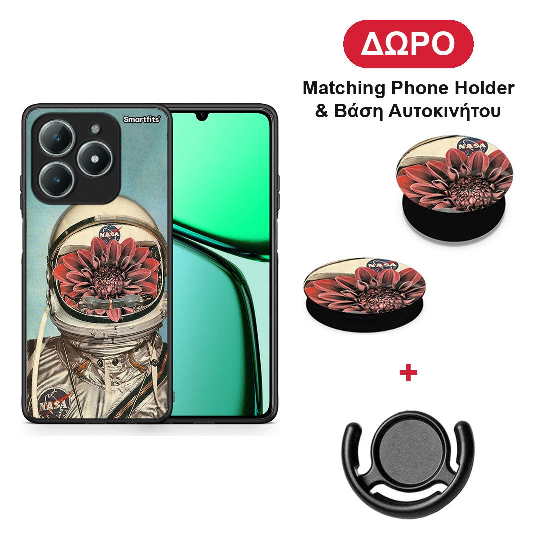 Nasa Bloom - Realme C63 4G θήκη + Δώρο Phone Holder & Βάση Αυτοκινήτου