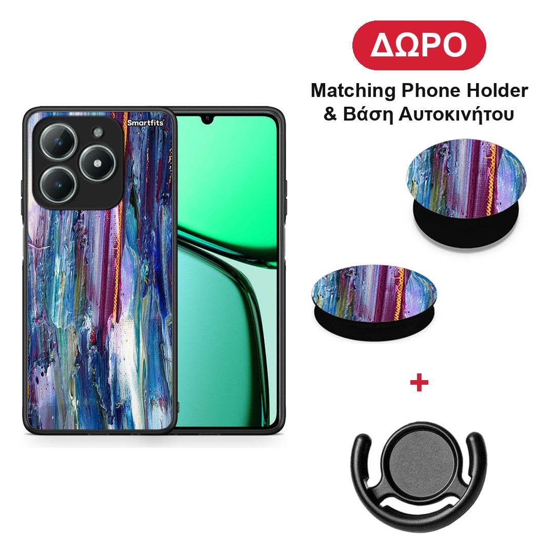 Paint Winter - Realme C63 4G θήκη + Δώρο Phone Holder & Βάση Αυτοκινήτου