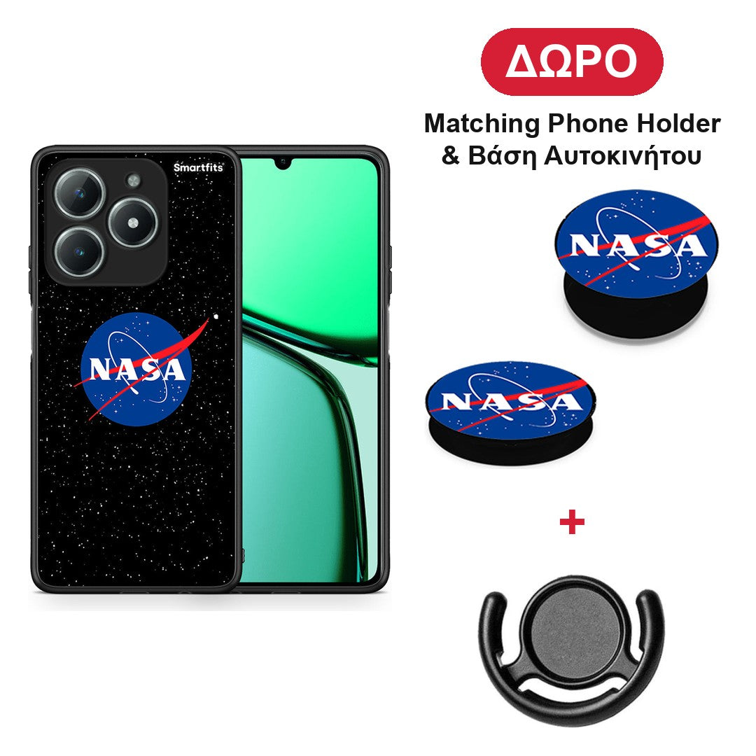 PopArt NASA - Realme C63 4G θήκη + Δώρο Phone Holder & Βάση Αυτοκινήτου