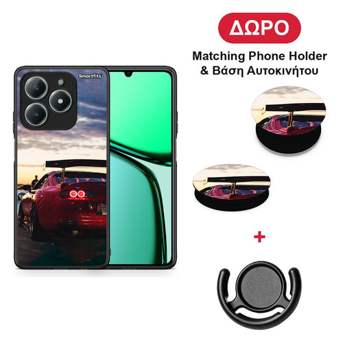 Racing Supra - Realme C63 4G θήκη + Δώρο Phone Holder & Βάση Αυτοκινήτου