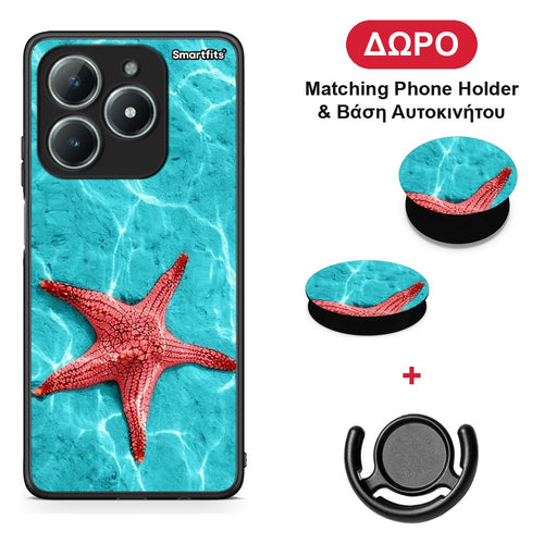 Red Starfish - Realme C63 4G θήκη + Δώρο Phone Holder & Βάση Αυτοκινήτου