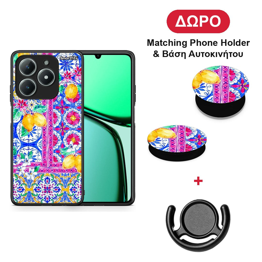 Retro Spring - Realme C63 4G θήκη + Δώρο Phone Holder & Βάση Αυτοκινήτου