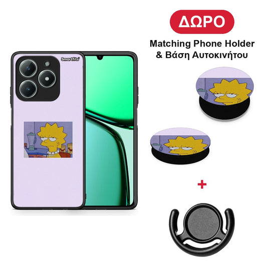 So Happy - Realme C63 4G θήκη + Δώρο Phone Holder & Βάση Αυτοκινήτου