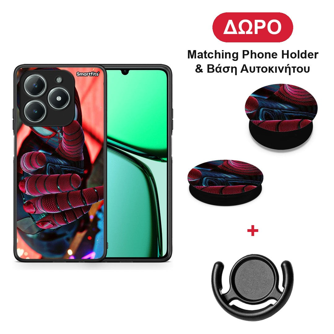 Spider Hand - Realme C63 4G θήκη + Δώρο Phone Holder & Βάση Αυτοκινήτου